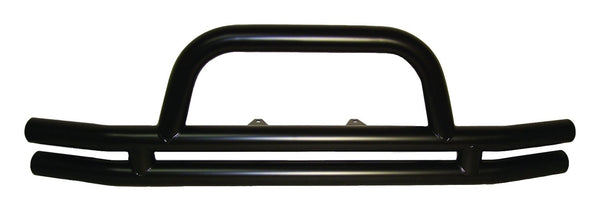 RT Offroad Front Black Double Tube Bumper for 2007-2018 Jeep JK Wrangler