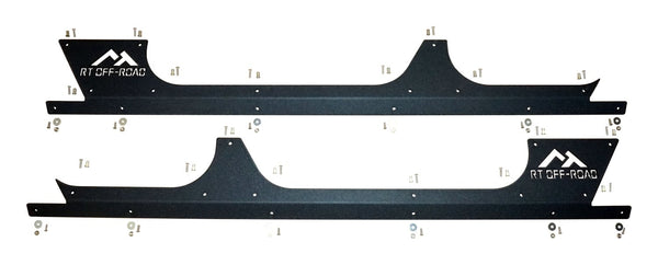 RT Offroad Rocker Panel Guard Set — 2007-2017 Jeep Wrangler