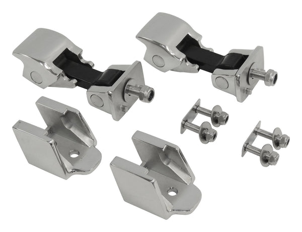 RT Offroad Left & Right Stainless Steel Hood Catch Kit for Jeep TJ Wrangler