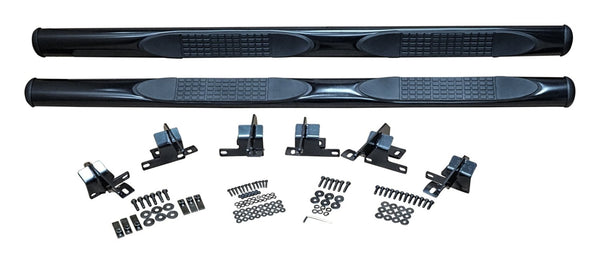 RT Offroad Black Tubular Side Steps for Jeep JK Wranglers w/ 4-Doors