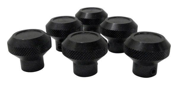 RT Offroad Dash Control Knob Set, Black, Set of 6