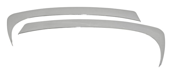 RT Offroad Center Dash Accents for 07-10 Jeep JK Wrangler, Set of 2, Plastic, Chrome Finish