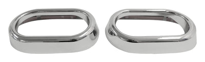 RT Offroad Door Handle Accents for 07-10 Jeep JK Wrangler, Set of 2, Plastic, Chrome Finish