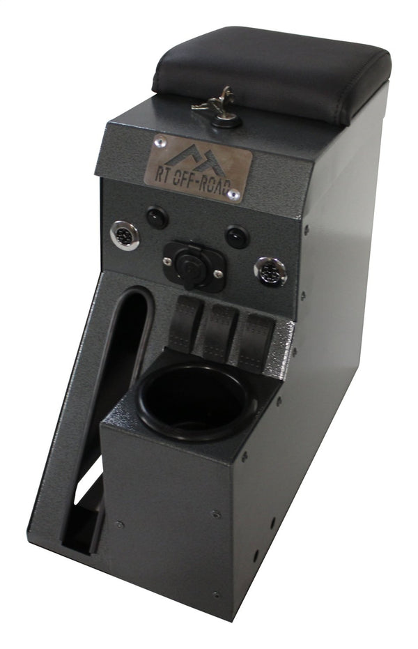 RT Offroad Heavy Duty Locking Center Console for 1997-2006 Jeep TJ Wrangler