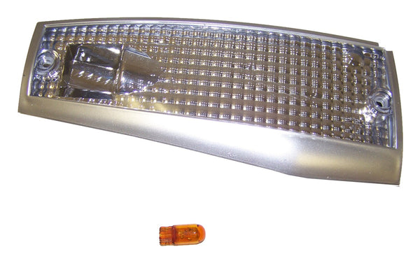 RT Offroad Left Front Side Marker Lamp for 84-86 Jeep XJ, MJ (Clear w/ Amber Bulb)