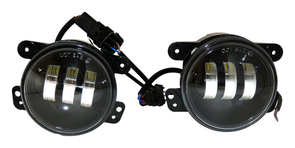 RT Offroad LED Fog Light Set for 10+ Jeep, Dodge, and Fiat Models