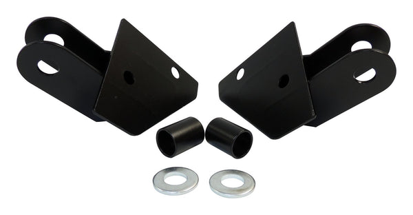 RT Offroad Black Mirror Relocation Bracket Set for 87-95 Jeep YJ Wrangler Left & Right