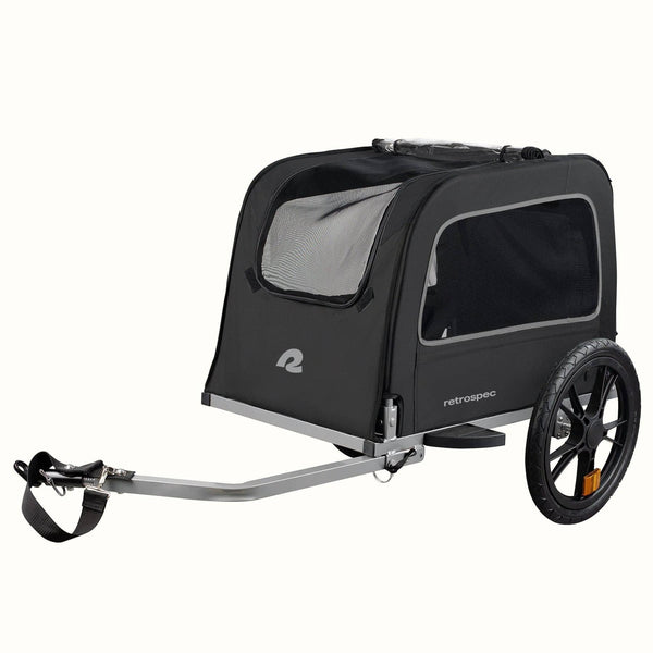 Retrospec Rover Waggin Pet Trailer Legacy - Black