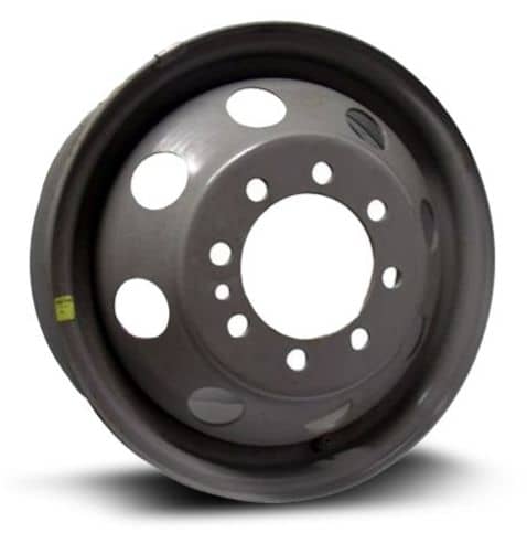 RTX Grey Steel Dually Wheel 16X6 8-165.1 +130MM Center Bore 124.1