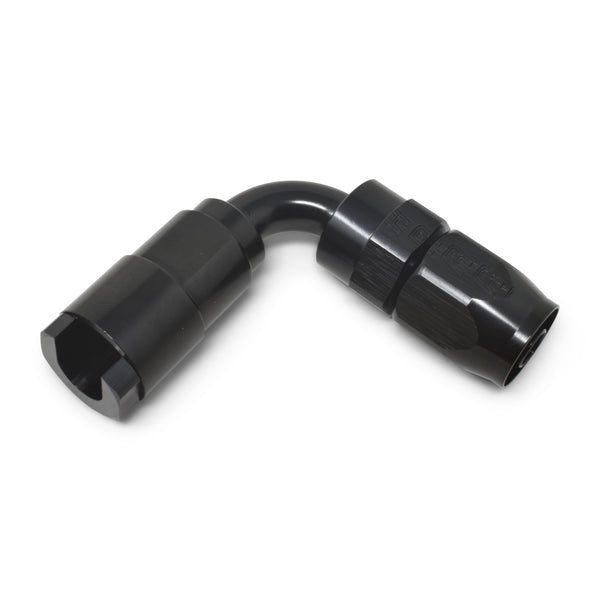 Russell Performance Raccord de boyau 90 degrés, raccord rapide SAE 3/8 po femelle à boyau -6 - noir