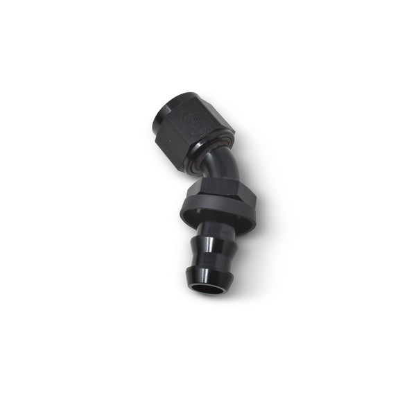 Russell Performance Raccord de boyau Twist-Lok 45 degrés -10 AN (noir)