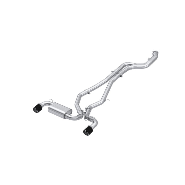 MBRP 3in Cat-Back. Dual Rear Exit. T304. CF Tips (S43003CF)
