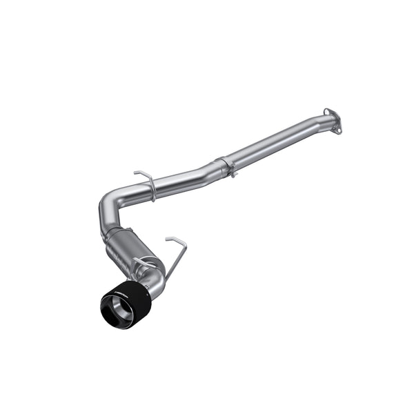 MBRP 3in. Cat-Back. Single Rear Exit. T304 with CF Tip (S48063CF)