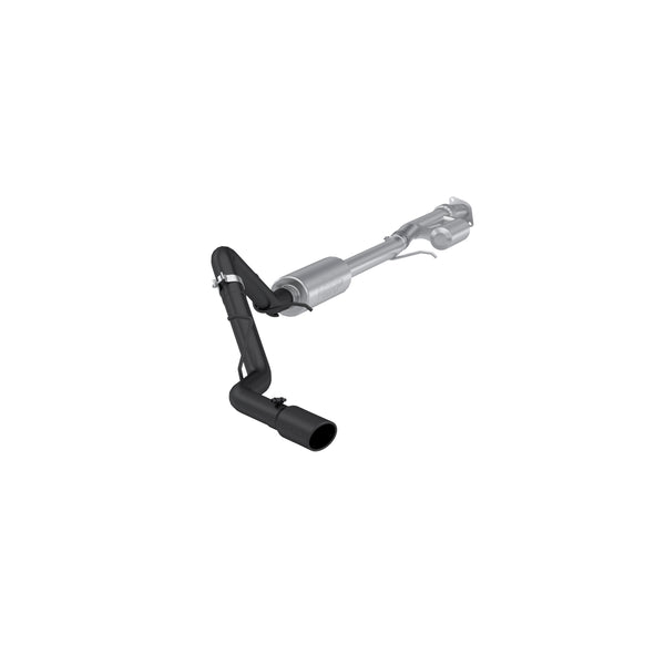 MBRP 3in. Cat-Back. Single Side Exit. BLK — 2019+ GMC Sierra 1500