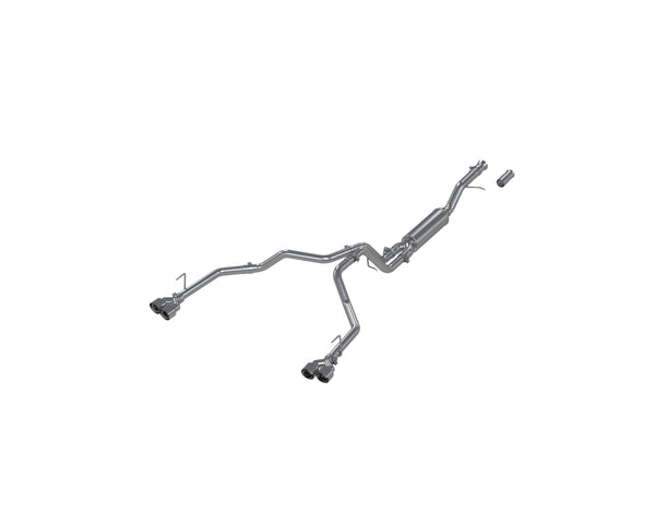 MBRP 3 in. Cat-Back, 2.5in. Dual Split Rear Exit, AL — 2021-2026 Chevrolet Tahoe, GMC Yukon, select trims (S5057AL)