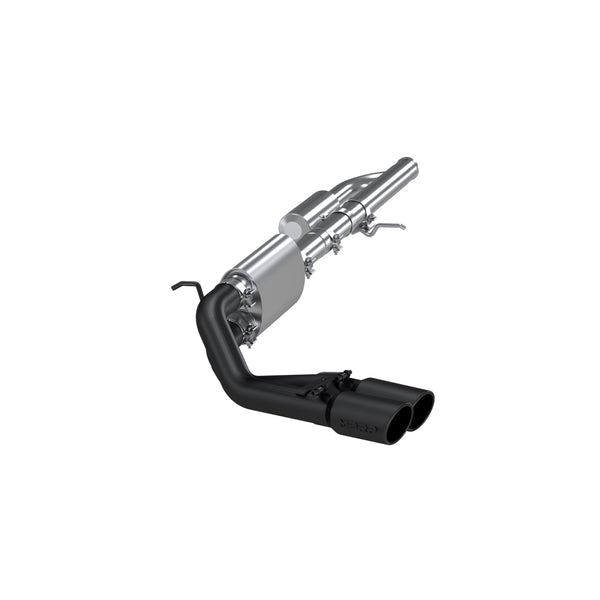 MBRP 3in. Cat-Back. Pre-Axle Dual Side Exit. BLK (S5081BLK)