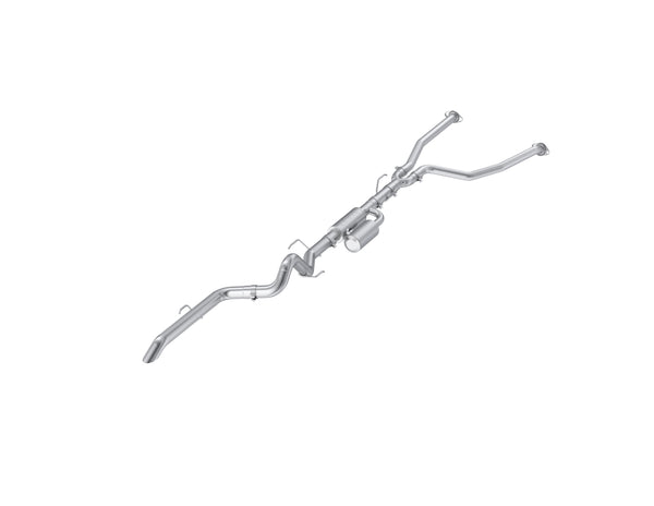 MBRP 3 Inch Cat-Back High Clearance Single Rear Turndown, AL. — 2022-2026 Toyota Tundra, select trims