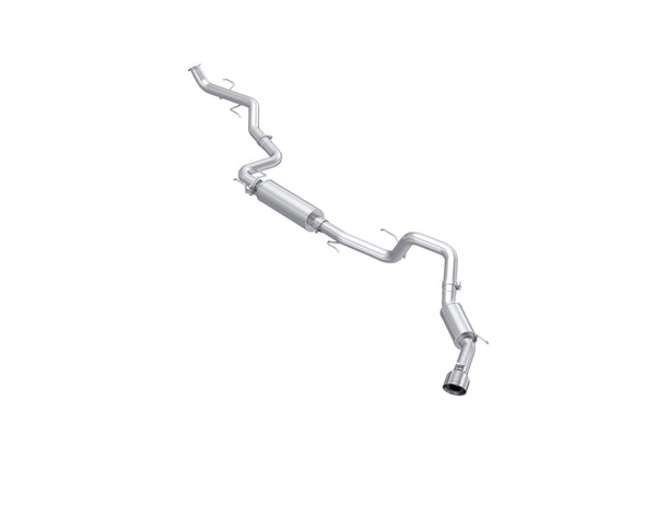 MBRP 3in. Cat-Back, Single Side Exit with Tip, AL. — 2024-2026 Toyota Tacoma, select trims