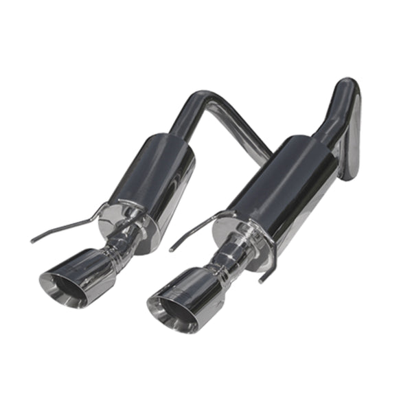 MBRP 2.5in. Axle-Back. Dual Muffler. Dual Rear Exit. T304 (S7000304)