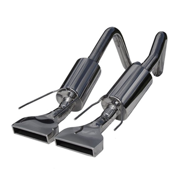 MBRP 2.5in. Axle-Back. Dual Muffler. Dual Rear Exit. T304 (S7002304)