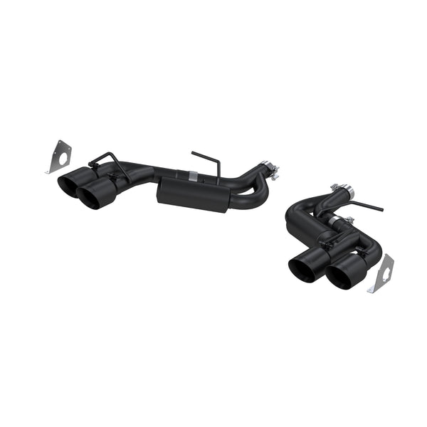 MBRP 2.5in. Axle-Back. Dual Rear Exit. Quad Tips. BLK