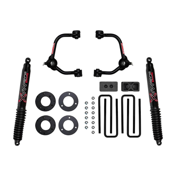 Skyjacker 3 Inch Suspension Lift Kit — Black MAX Shocks — 2014-2020 Ford F-150 (F1430PB)