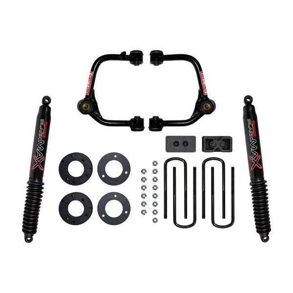 Skyjacker 3 In. Suspension Lift Kit — Black MAX Shocks, 4WD, Crew Cab — 2021 Ford F-150 (F2130PB)