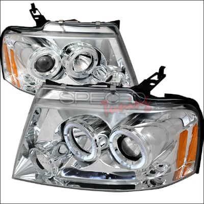 Spec-D Chrome Projector Headlights - 04-08 F150