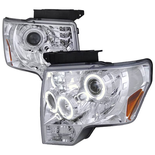 Spec-D Chrome Projector Headlights - 09-14 F150