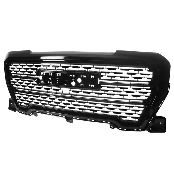 Spec-D Matte Black Denali Style Mesh Grille - 19-21 Sierra 1500