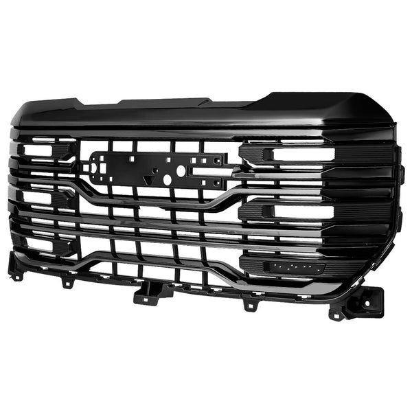 Spec-D Glossy Black AT4 Style Mesh Grille - 22-25 Sierra 1500