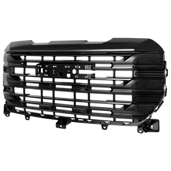 Spec-D Glossy Black Sle Style Mesh Grille - 22-25 Sierra 1500