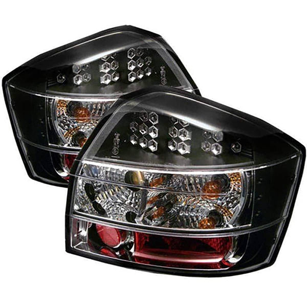 Spyder Black LED Tail LIGHTS(Will Not Fit Convertible or Wagon Models) | 2002-2005 Audi A4