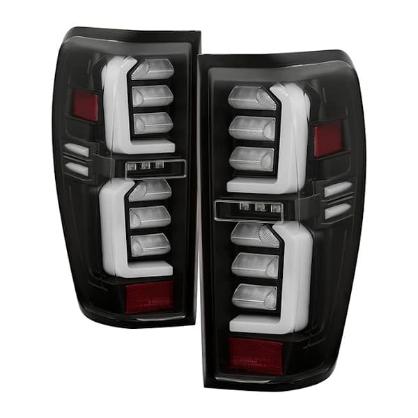Spyder LED Tail Lights - Black — 2019-2020 GMC Sierra 1500 (5000286)
