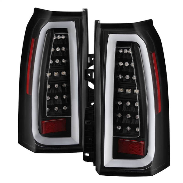 Spyder LED Tail Lights - Black — for select GMC vehicles (5085702)
