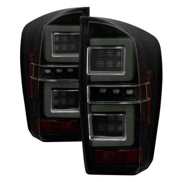 Spyder LED Tail Lights - Black Smoke — 2016-2019 Toyota Tacoma (5085740)