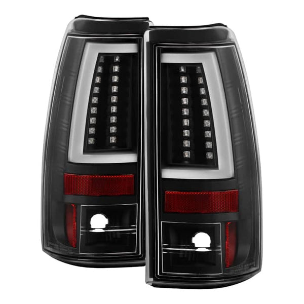 Spyder LED Tail Lights - Black — for select Chevrolet vehicles (5085849)