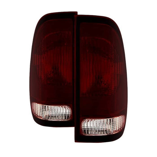 Spyder Styleside Tail Lights - OEM Red Smoke