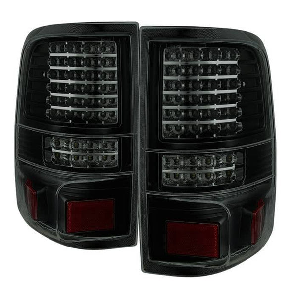 Spyder LED Tail Lights - Black Smoked — 2004-2008 Ford F-150 Styleside (Excludes Heritage and SVT) (9034886)