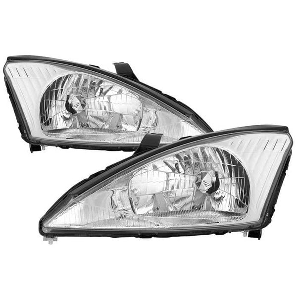 Spyder OEM Style Headlights - Chrome — 2000-2004 Ford Focus (9037306)