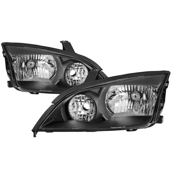 Spyder OEM Style Headlights - Black — 2005-2007 Ford Focus (9037313)