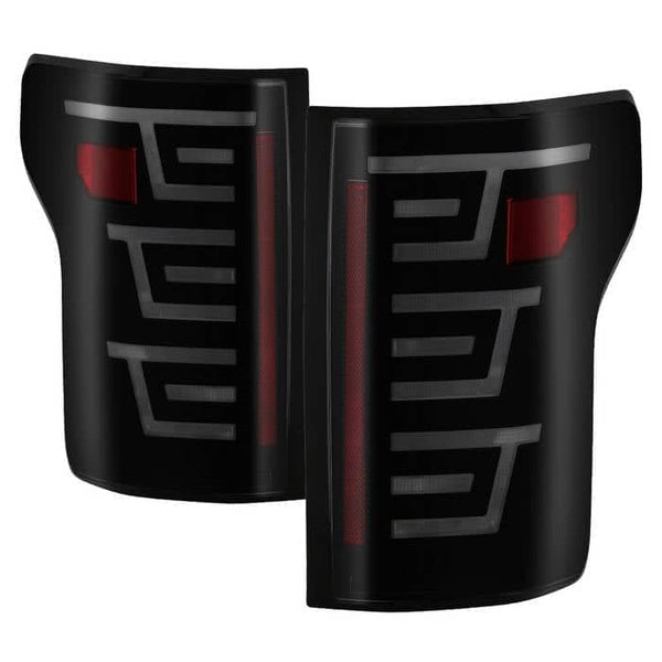 Spyder Light Bar LED Tail Lights - Black Smoke