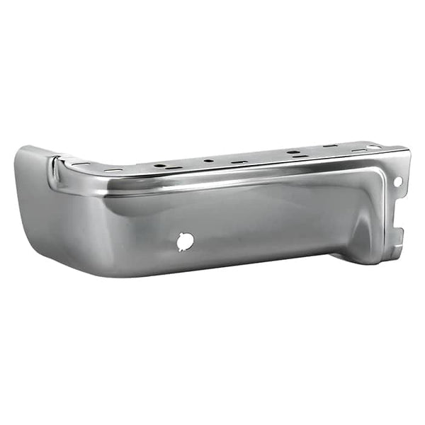 Spyder Xtune Chrome Rear Bumper Cap End | 09-14 Ford F150 Styleside W/Sensor Hole