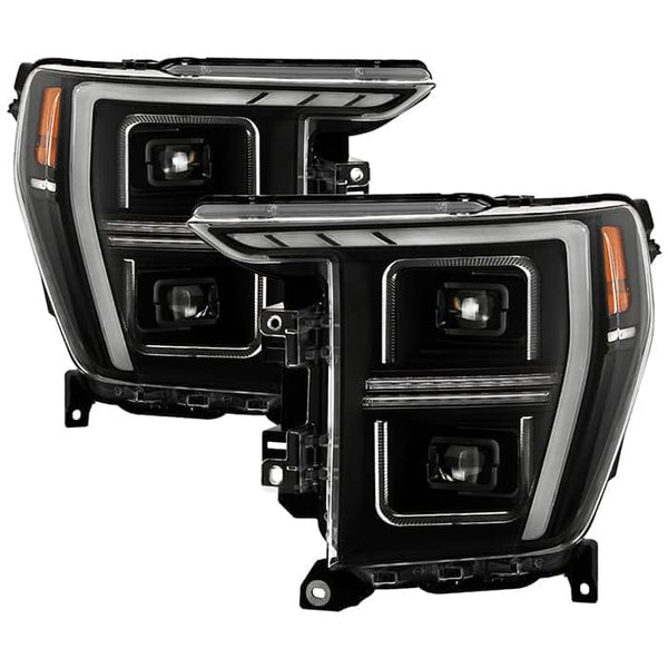 Spyder Full LED Headlights - Black
