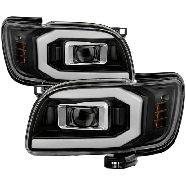 Spyder Phare DEL Xtune avec barre lumineuse | 2001-2004 Toyota Tacoma - noir