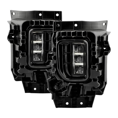 Spyder Phares antibrouillard DEL avec interrupteur - 24-26 Silverado HD