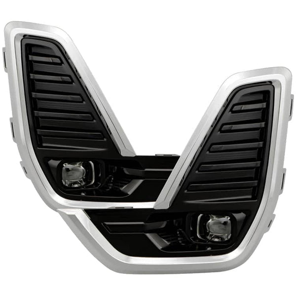 Spyder Clear OEM LED Fog Lights with Universal Switch | 2020-2023 GMC Acadia