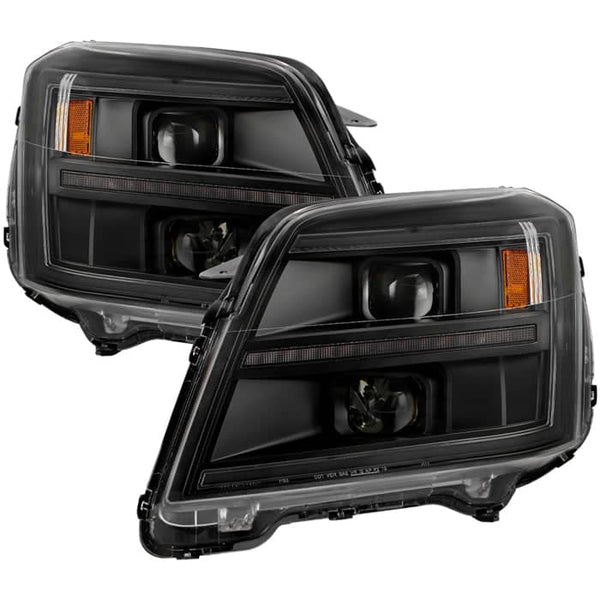 Spyder Xtune Akkon Black LED Light Bar Headlights | 2010-2015 GMC Terrain