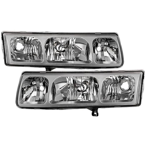 Spyder Phares de style d'origine Xtune OE | 2002-2004 Saturn Vue - chrome