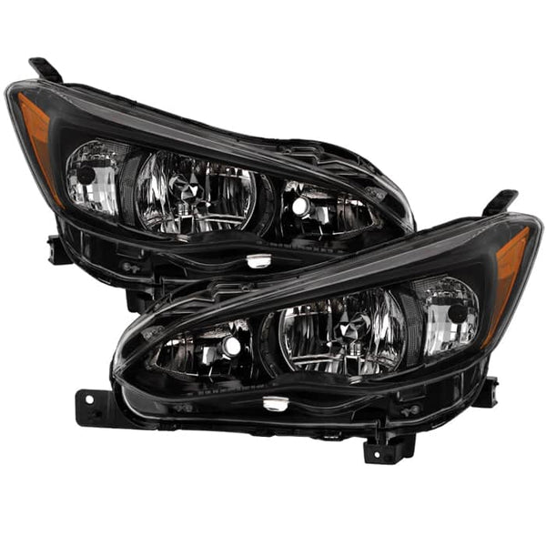Spyder Xtune OE Black Halogen Headlight | 2017-2022 Subaru IMPREZA/2018-2023 Crosstrek